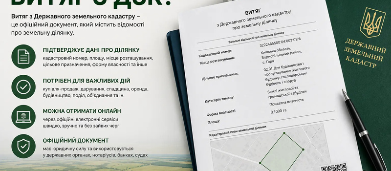 Що таке витяг з ДЗК
