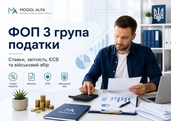 ФОП 3 группа налоги: ставки, отчетность и платежи для предпринимателей
