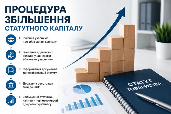 Процедура увеличения уставного капитала