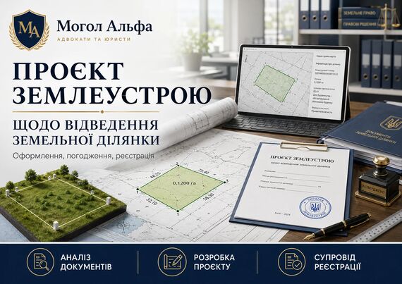 Проект землеустройства по отводу земельного участка