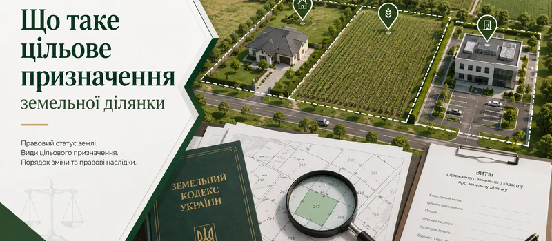 Что такое целевое назначение земельного участка
