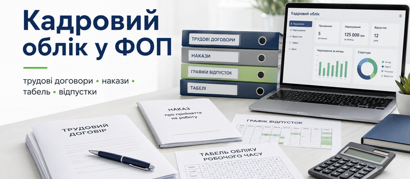 Кадровий облік у ФОП: що потрібно знати підприємцю