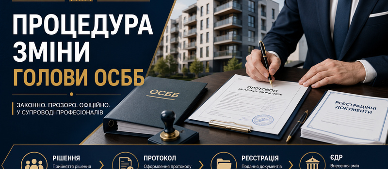 Процедура зміни голови ОСББ