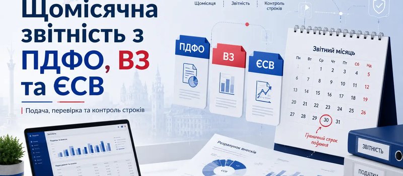 Ежемесячная отчетность по зарплатным налогам: как правильно подать НДФЛ, военный сбор и ЕСВ
