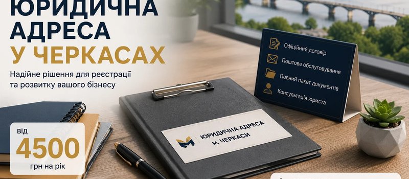 Юридический адрес в Черкассах