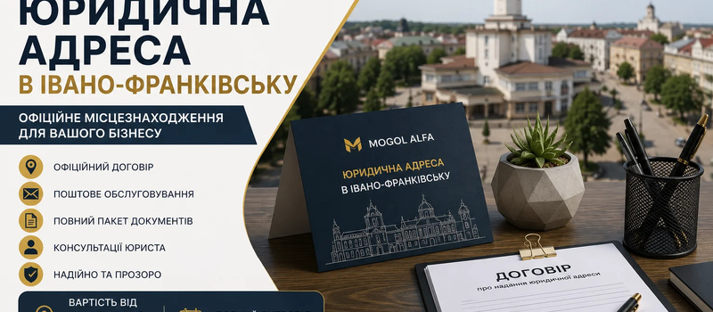 Юридична адреса в Івано-Франківську