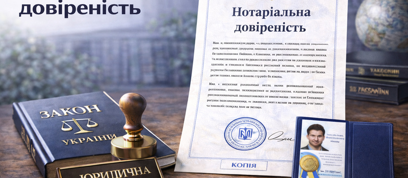 Нотаріальна довіреність