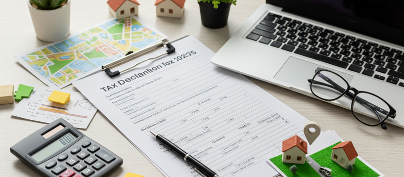 Налоговая декларация по плате за землю 2025: правила подачи и пример заполнения