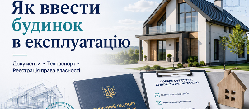 Як ввести будинок в експлуатацію