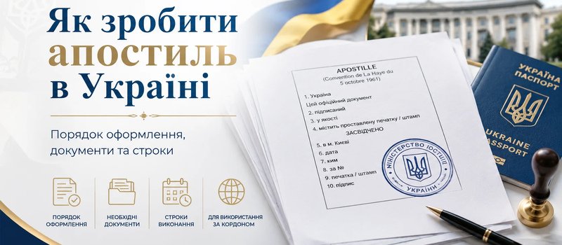 Как сделать апостиль в Украине