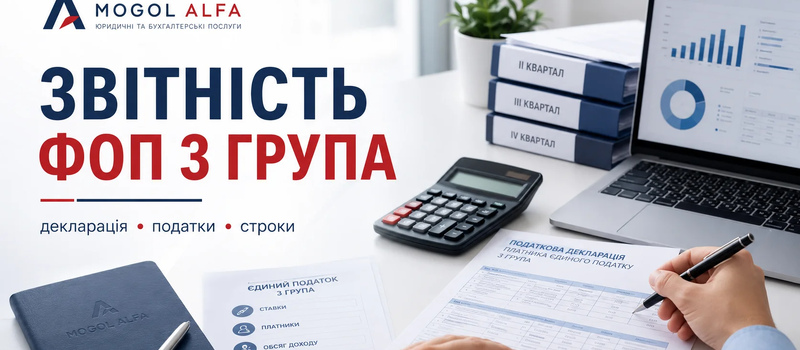 Звітність ФОП 3 група: що потрібно подати підприємцю та як не пропустити строки