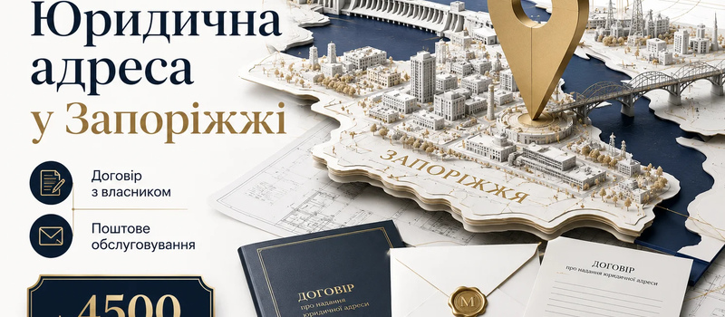 Юридична адреса у Запоріжжі