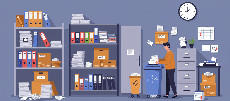 Правила та строки зберігання і знищення первинних бухгалтерських документів