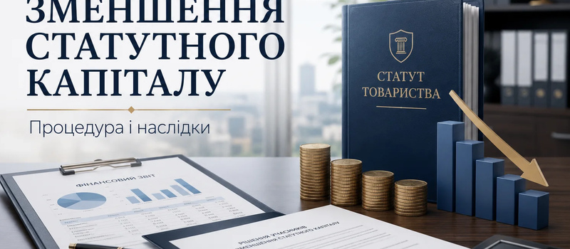 Зменшення статутного капіталу: процедура і наслідки