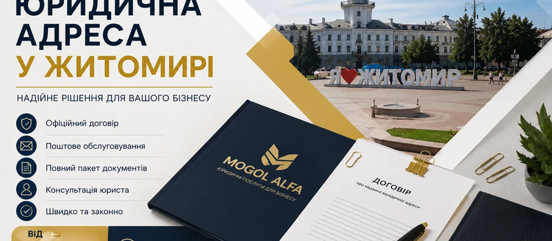 Юридический адрес в Житомире