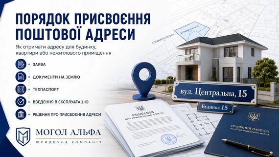 Порядок присвоения почтового адреса объекту недвижимости в Украине